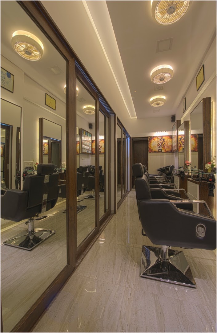 At the salon